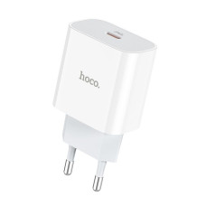Сетевое зарядное устройство HOCO C76A Plus Speed source PD20W charger White