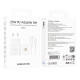 Сетевое зарядное устройство с кабелем BOROFONE BA82A Platinum single port PD25W charger set (C to iP) (EU) White