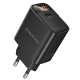 Сетевое зарядное устройство BOROFONE BA97A Ilustre single-port PD30W charger with digital display (EU) Black