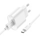 Сетевое зарядное устройство с кабелем HOCO C109A(10.5W) Fighter single port charger set(Type-C) White
