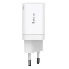 Сетевое зарядное устройство Baseus Super Si Pro Quick Charger C+U 30W EU White