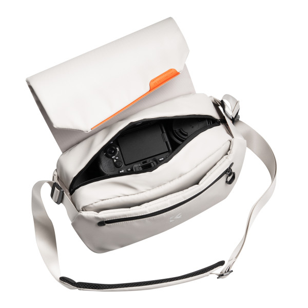Слинг-сумка K&F Concept Urban Wander 10L — компактная кроссбоди-сумка для камеры и аксессуаров White (KF13.213V1)