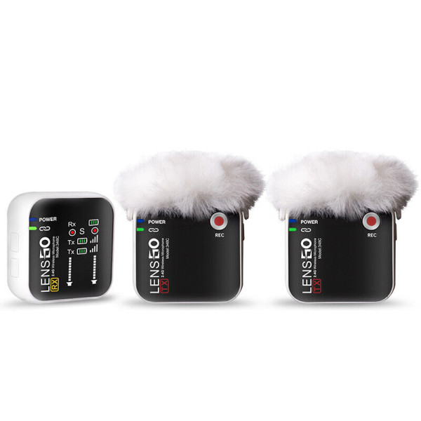 Радіомікрофон Lensgo 348c 1v2 з функцією запису
