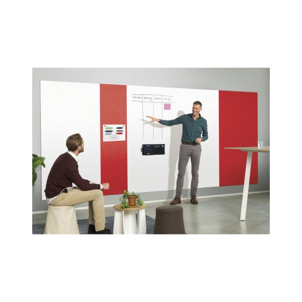 Стінова шумопоглинаюча панель 980x1980 червона Magnetoplan Infinity Wall X Acoustics Red (1011106)