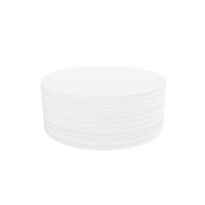 Карточки модерации круглые 190 белые Magnetoplan Round White Set (111151800)