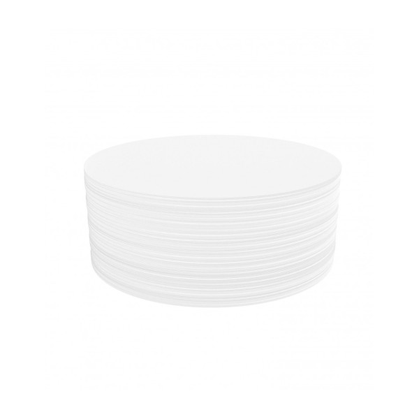 Карточки модерации круглые 190 белые Magnetoplan Round White Set (111151800)