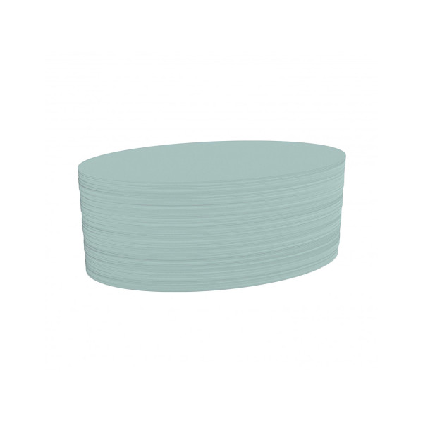 Карточки модерации овальные 190x110 бледно-синие Magnetoplan Oval Blue Set (111151903)
