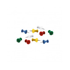 Булавки-гвоздики 23 разноцветные Magnetoplan Pins Memo-holder Assorted Set (111165410)