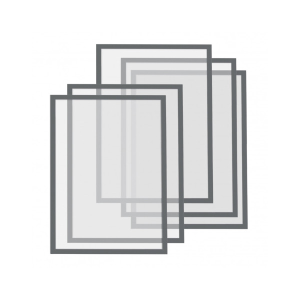 Рамки магнитные A4 серые Magnetofix Frame Gray Set (1130301)