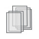 Рамки магнитные A4 серые Magnetofix Frame Gray Set (1130301)