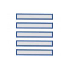 Рамки заголовков магнитные A4/A3 синие Magnetofix Frame TOPSIGN Blue Set (1131803)