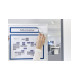 Рамки заголовков магнитные A4/A3 синие Magnetofix Frame TOPSIGN Blue Set (1131803)