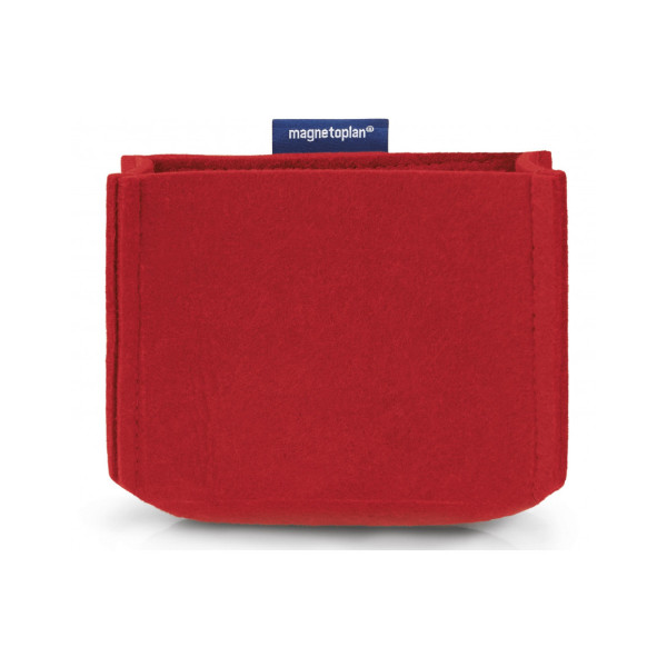 Держатель маркеров магнитный средний из PET-войлока красный Magnetoplan magnetoTray MEDIUM Red (1227706)