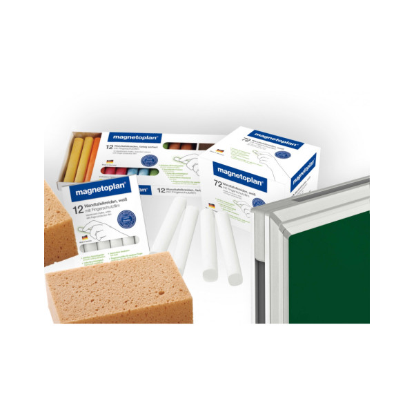 Білі мелки Magnetoplan Chalk White Set 1 (12307)