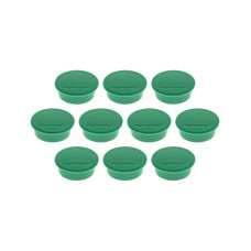 Магниты круглые 40/2.2 зеленые Magnetoplan Discofix Color Green Set (1662005)