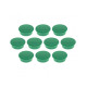 Магниты круглые 40/2.2 зеленые Magnetoplan Discofix Color Green Set (1662005)