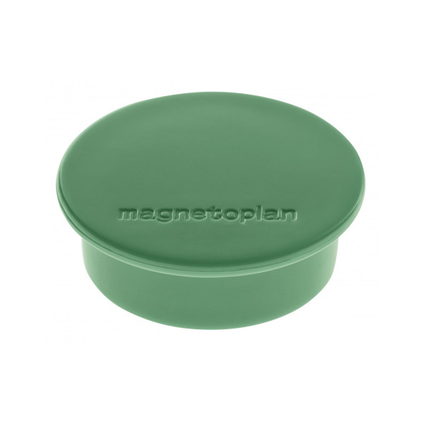 Магниты круглые 40/2.2 зеленые Magnetoplan Discofix Color Green Set (1662005)
