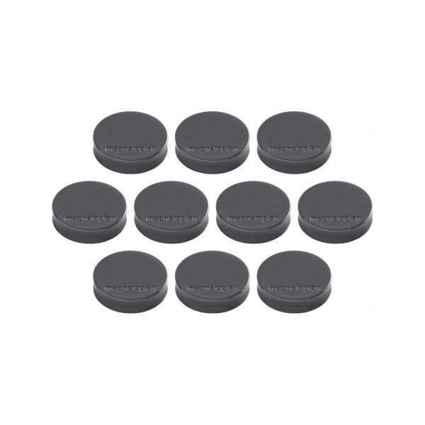 Магниты эргономичные средние 30/0.7 темно-серые Magnetoplan Ergo Medium Rock-Gray Set (16640101)