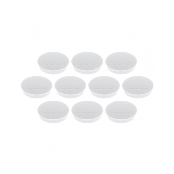 Магниты круглые 30/0.7 белые Magnetoplan Discofix Standard White Set (1664200)