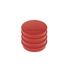 Магниты круглые 30/0.7 блистер красные Magnetoplan Discofix Standard Red Set (16642406)