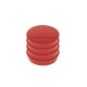 Магниты круглые 30/0.7 блистер красные Magnetoplan Discofix Standard Red Set (16642406)