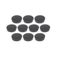 Магниты круглые 24/0.3 черные Magnetoplan Discofix Hobby Black Set (1664512)