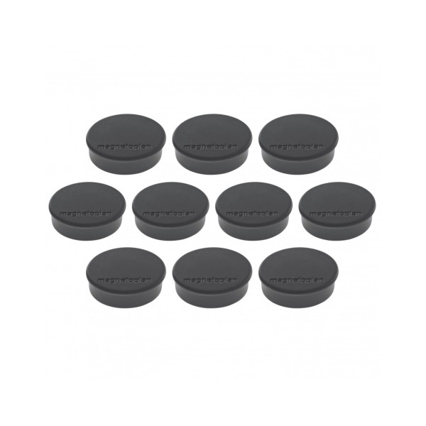 Магниты круглые 24/0.3 черные Magnetoplan Discofix Hobby Black Set (1664512)