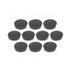 Магниты круглые 24/0.3 черные Magnetoplan Discofix Hobby Black Set (1664512)