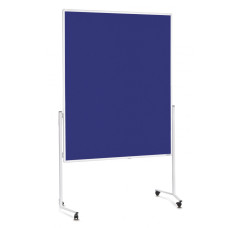 Доска модерационная мобильная 1200x1500 синяя Magnetoplan Seminarboard Mobile Felt-Blue (2111103)