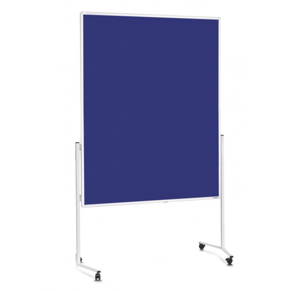 Доска модерационная мобильная 1200x1500 синяя Magnetoplan Seminarboard Mobile Felt-Blue (2111103)