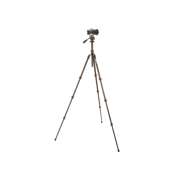 Штатив 3 LEGGED THING Punks Billy 2.0 Black Copper Карбоновый, 4 секции, Видео голова AirHed Trinity и чехол в комплекте ( BILLYVIDEOLAVA2.0 )