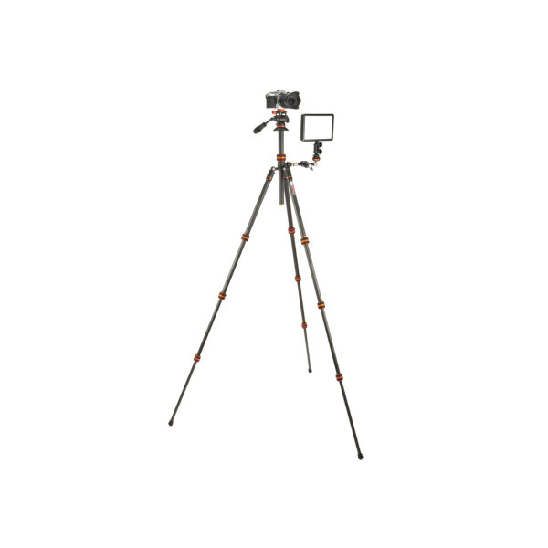 Штатив 3 LEGGED THING Punks Billy 2.0 Black Copper Карбоновый, 4 секции, Видео голова AirHed Trinity и чехол в комплекте ( BILLYVIDEOLAVA2.0 )