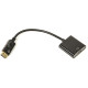 Кабель-перехідник PowerPlant HDMI - DisplayPort, 0,15 м, чорний