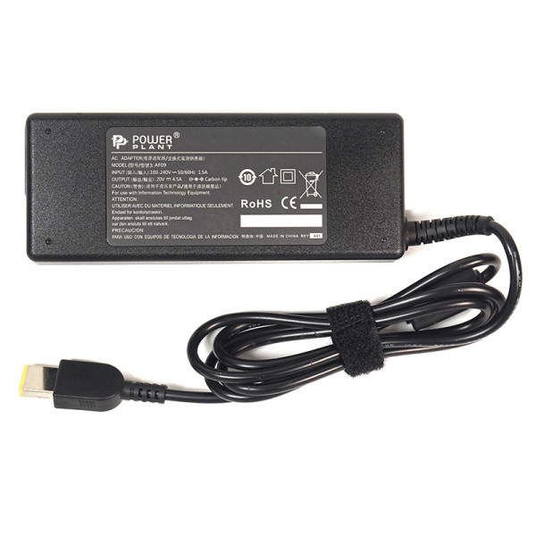 Блок живлення для ноутбуків PowerPlant IBM/LENOVO 220V, 20V 90W 4.5A (Спеціальний)
