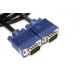 Відеокабель PowerPlant VGA-VGA, 1,5 м, подвійні ферити