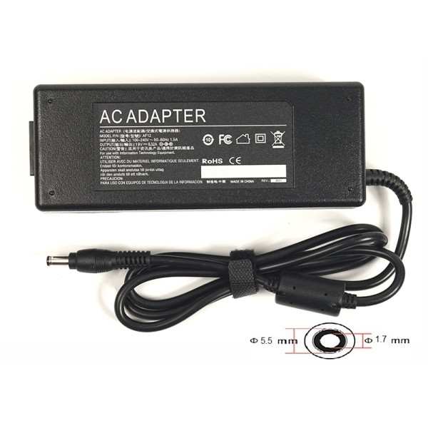 Блок питания для ноутбуков PowerPlant ACER 220V, 19V 120W 6.32A (5.5*1.7)