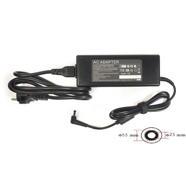 Блок живлення для ноутбуків PowerPlant IBM/LENOVO 220 В, 19.5 В 120 Вт 6.15 А (5.5*2.5)