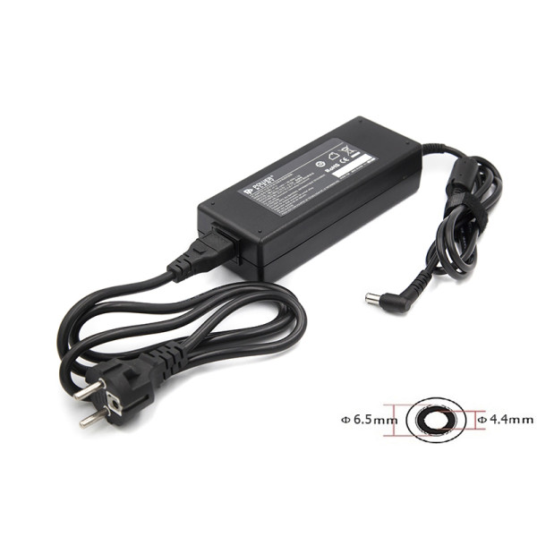 Блок живлення для ноутбуків PowerPlant SONY 220 В, 19.5 В 120 Вт 6.15 А (6.5×4.4)