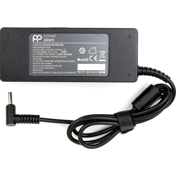 Блок питания для ноутбуков PowerPlant ASUS 220V, 19V 90W 4.74A (4.5*3.0)