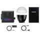 Свет постоянный COB RGB портативный с акумулятором CRI 95+ HSI 360 40Вт 2500-6500К Ulanzi L024