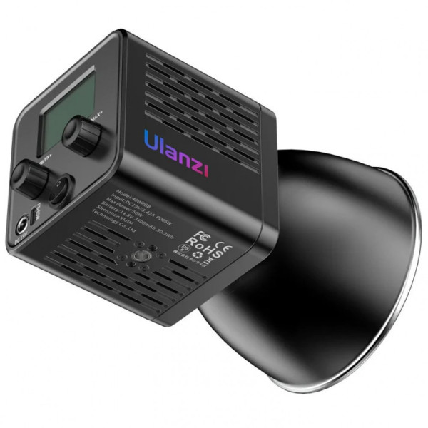 Свет постоянный COB RGB портативный с акумулятором CRI 95+ HSI 360 40Вт 2500-6500К Ulanzi L024