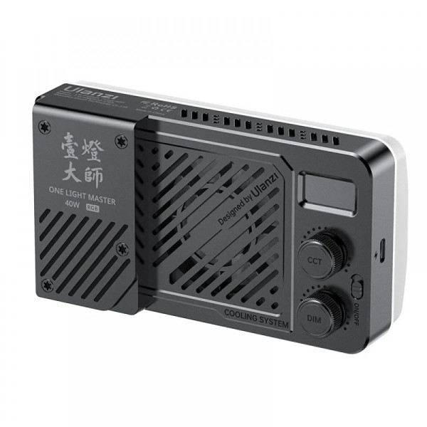 Накамерне світло надпотужне 40Вт RGB із розсіювачем CRI 96+ 2700-6500К Ulanzi LM-P40RGB