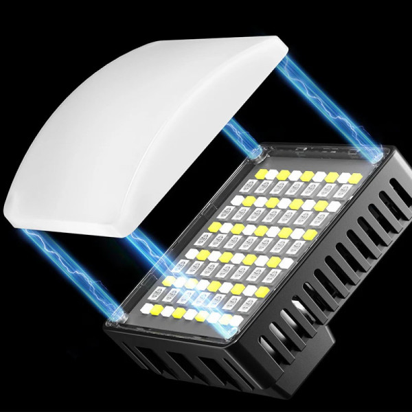 Накамерный свет 10Вт RGB с рассеивателем 1800-9000К Ulanzi C10RGB