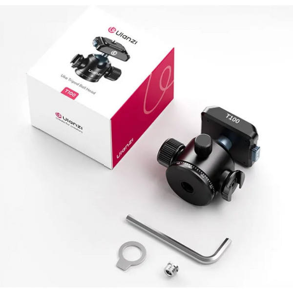 Головка штативная шаровая 360 6кг Uka Ulanzi T100