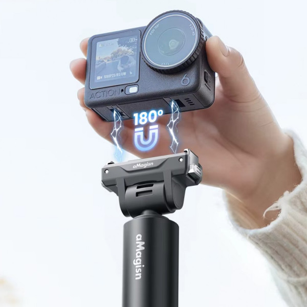 Кріплення DJI Action 6 Osmo Nano на різьблення1/4 магнітне швидкознімне aMagisn TN14