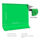 Фон студійний тканинний Puluz PU5207G green Chroma Key 2х2м
