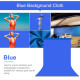 Фон студійний тканинний Puluz PU5209L blue Chroma Key 1х2м