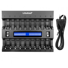 Зарядка на 20 аккумуляторов AA AAA HR9V 1.2В/9В NiMH LiitoKala Lii-ND20