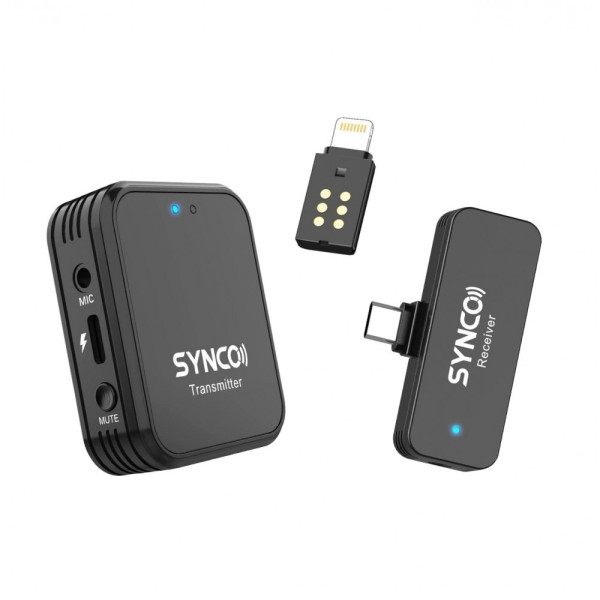 Беспроводная микрофонная система для телефона Type-C/Lightning Synco WAir-G1TL