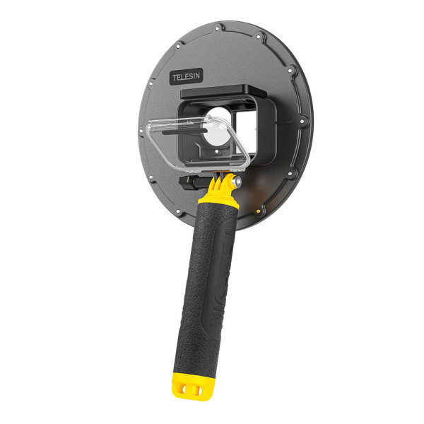 Купол підводний DJI ACTION 5/4/3 з курком Dome Port 30м TELESIN OA-DMP-001